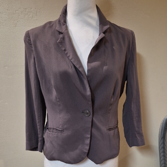 LC Lauren Conrad Jackets & Blazers - LC Lauren Conrad Mauve Pink Blazer Jacket Single Button Office Professional M